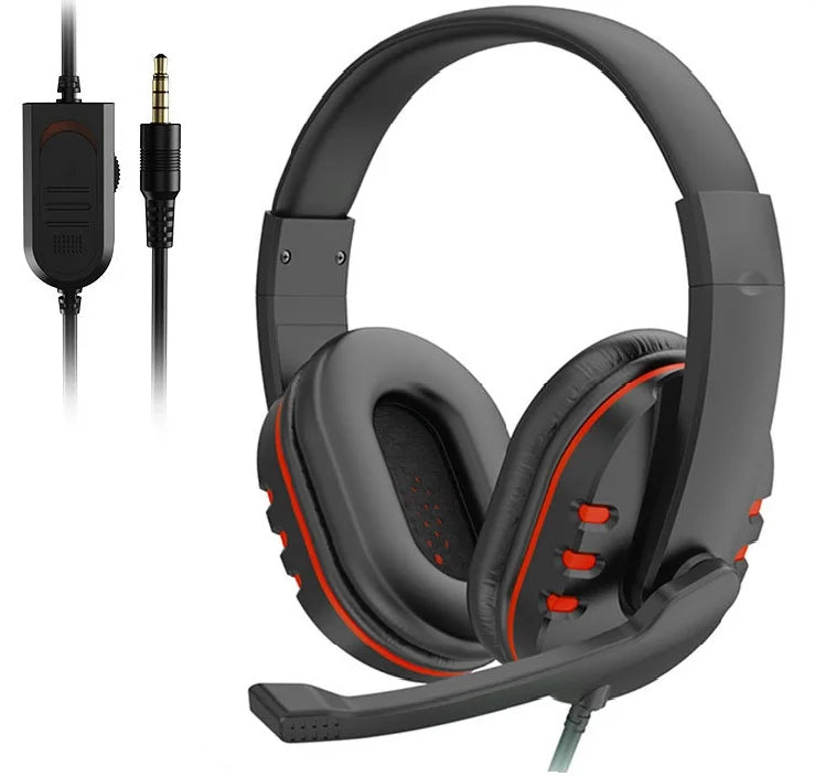 3.5mm PC Chat Wired Microphone Headset