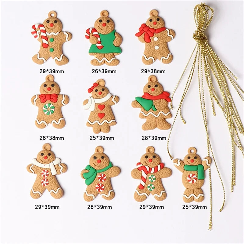 Gingerbread Man Ornaments for xmas Tree Decorations