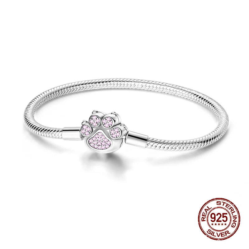 Women's HeartShape Snake Bone Bracelet