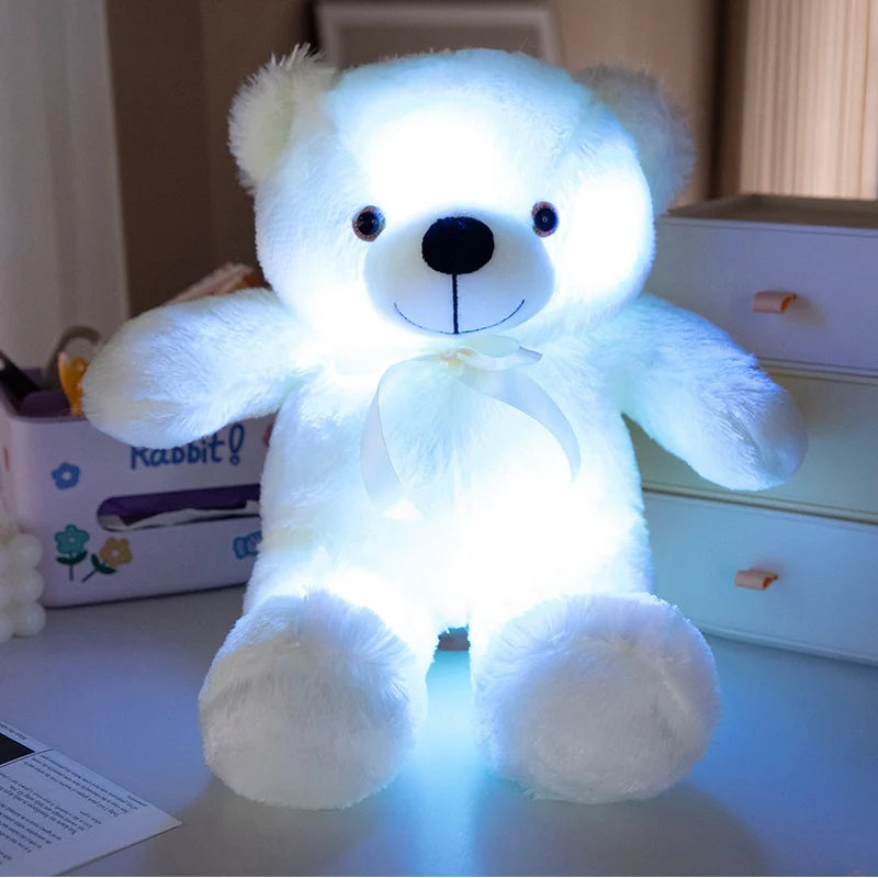 Kid's Luminous Light Up LED Teddy Bear Plush Toy