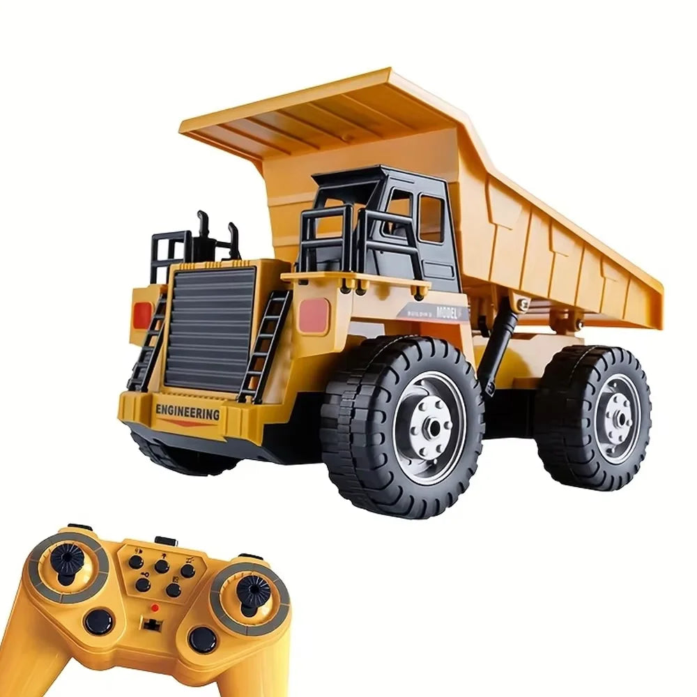Kid's 4WD Alloy RC Dump Truck Toys