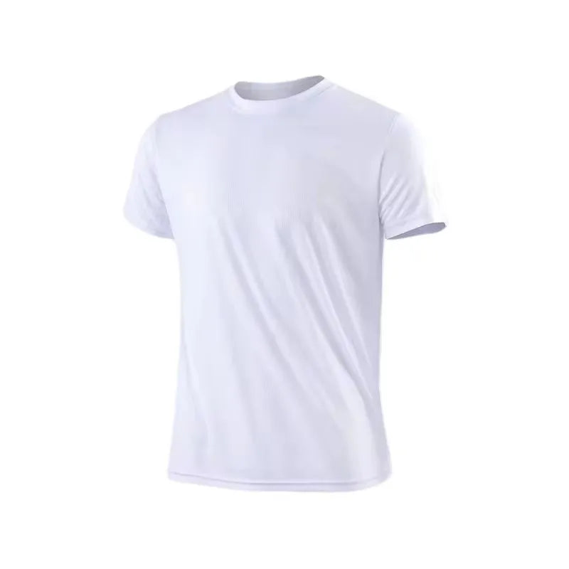 Men's Short Sleeve Moisture Wicking Round Neck T-Shirt