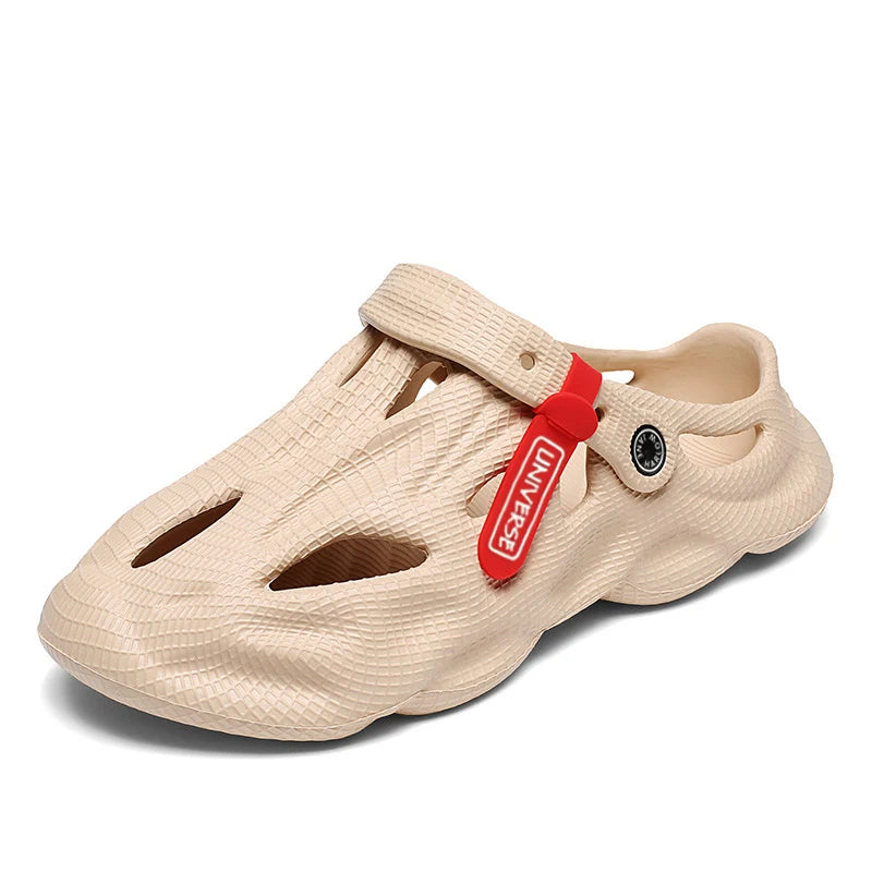 Men's Slip-On Outdoor Platform Beach Slippers