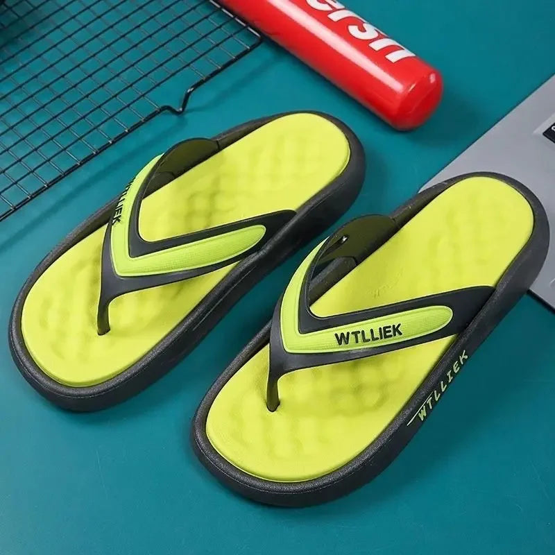 Men's Summer Non-Slip Sports Toe Flip Flops