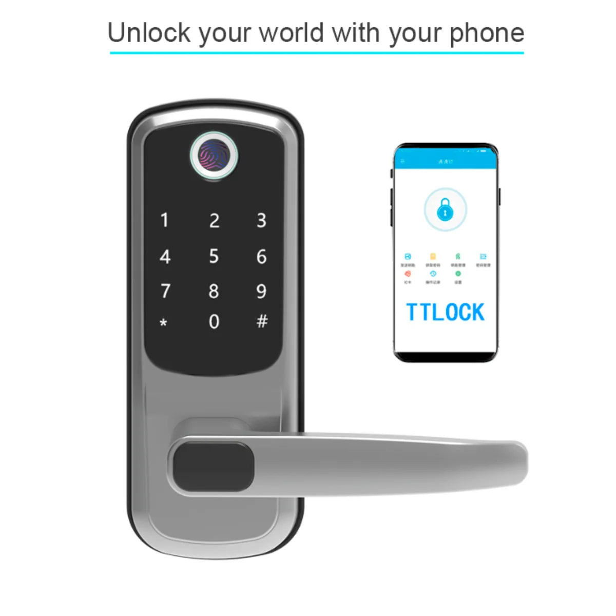 Electronic Smart Door Lock With Biometric Fingerprint
