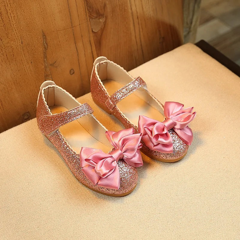 Mädchenschuhe mit weicher Sohle, rutschfeste, atmungsaktive Lederschuhe