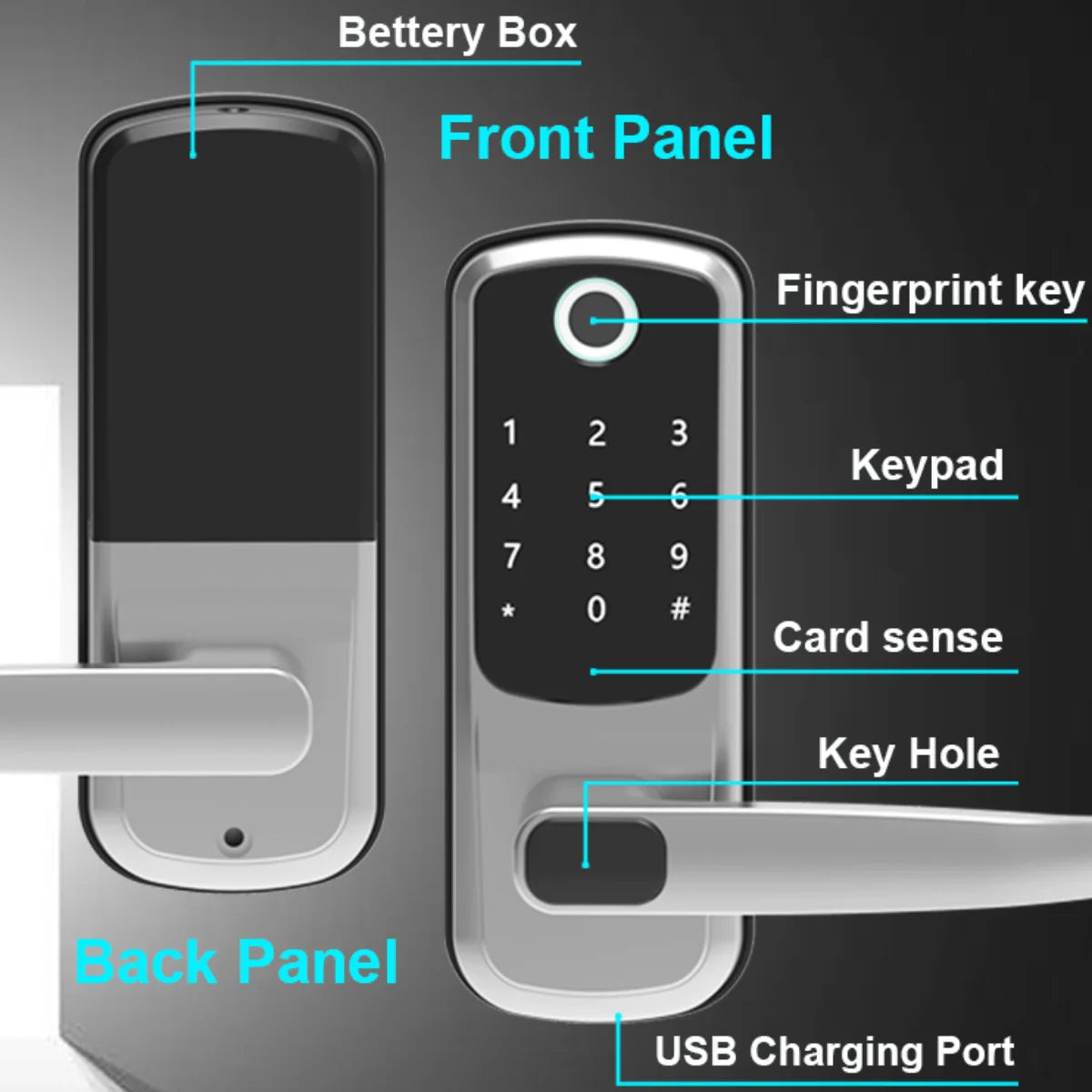 Electronic Smart Door Lock With Biometric Fingerprint