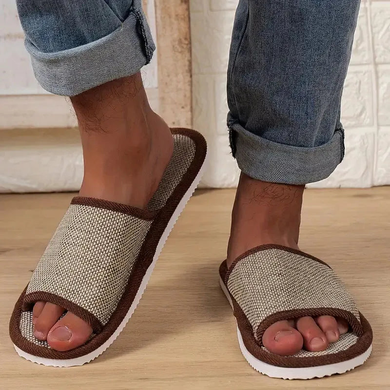 Cozy Hemp Slippers for Couples