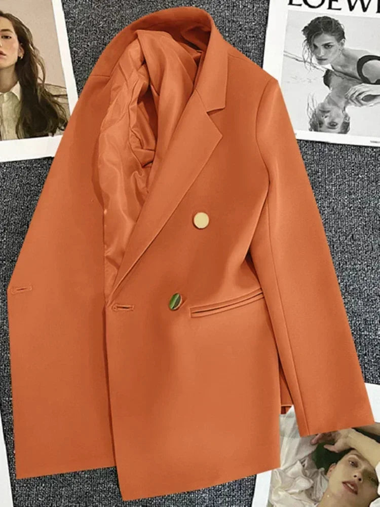 Chic Casual Women's Blazer for Spring Autumn