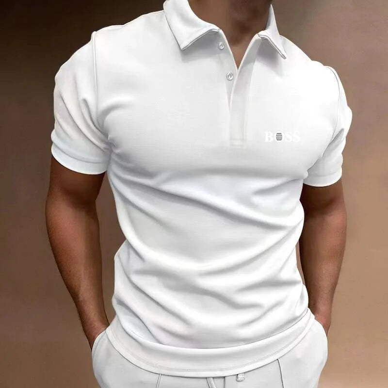 Men's Business Slim Fit Polo Shirt
