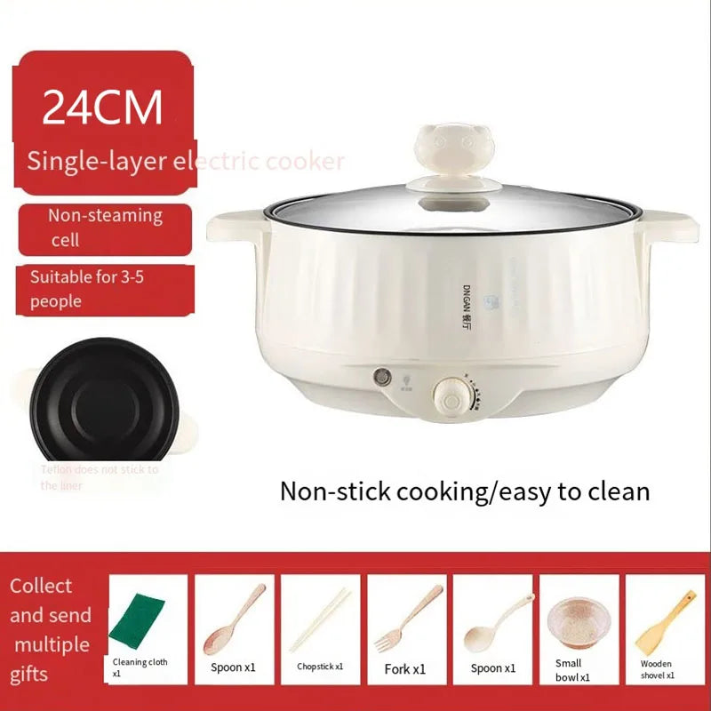 Single/Double Layer Non-Stick Electric Cooker