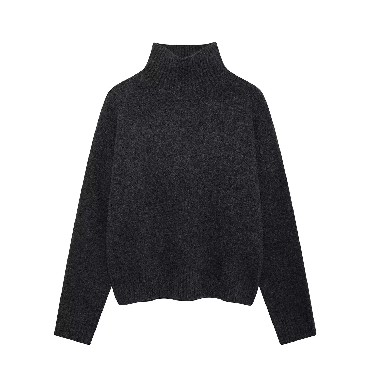 Pull ample à col rond pour femme