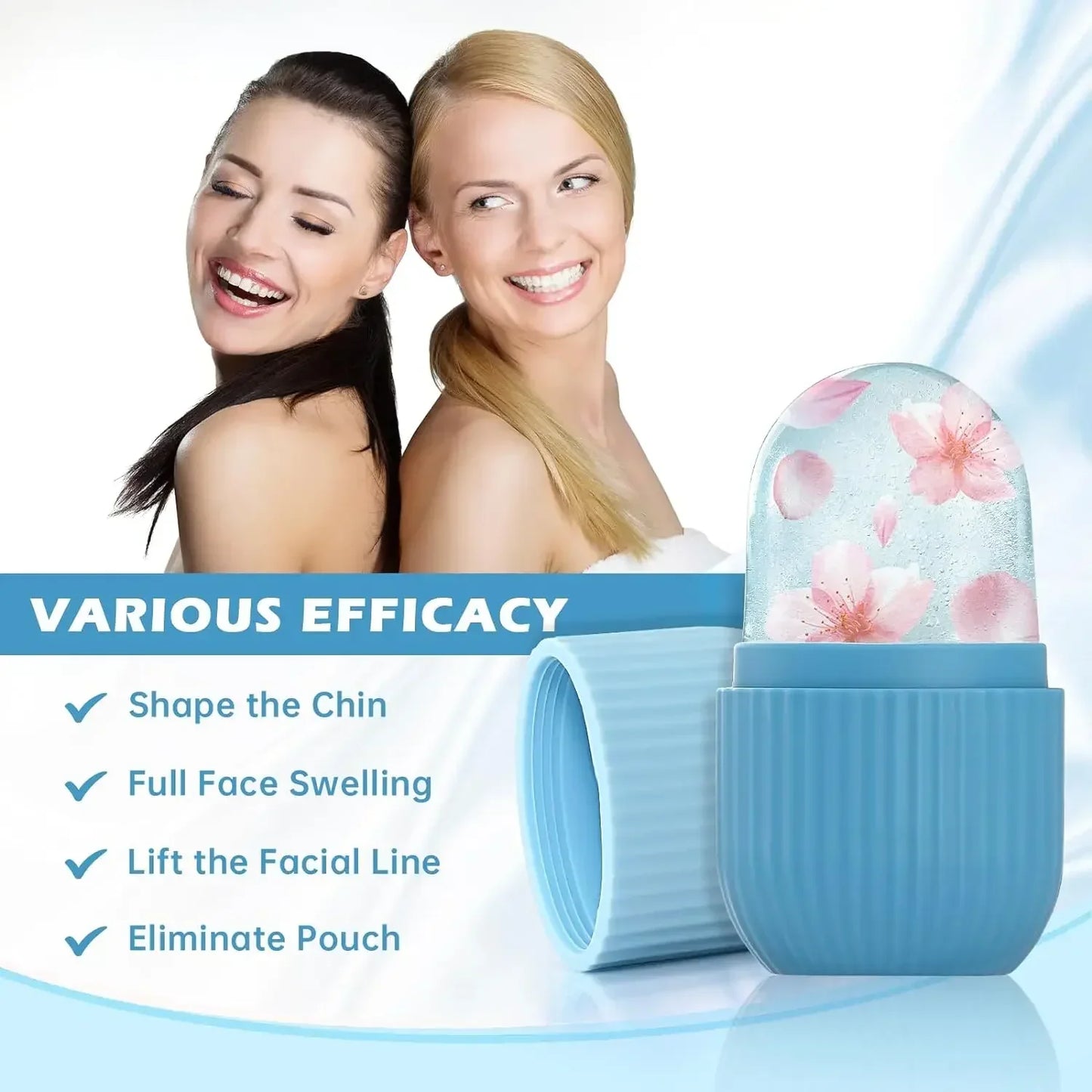 Silicone Ice Roller Mold - Mini Portable Face Cleansing Tool