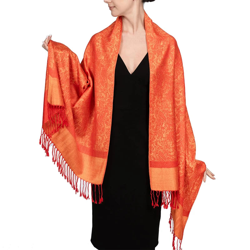 Poncho de voyage de luxe en cachemire – Enveloppements d'hiver chauds