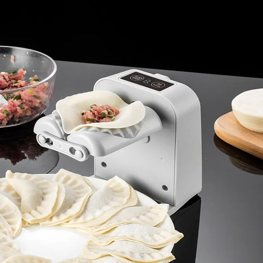 Electric Dumpling Maker with Spoon and Brush