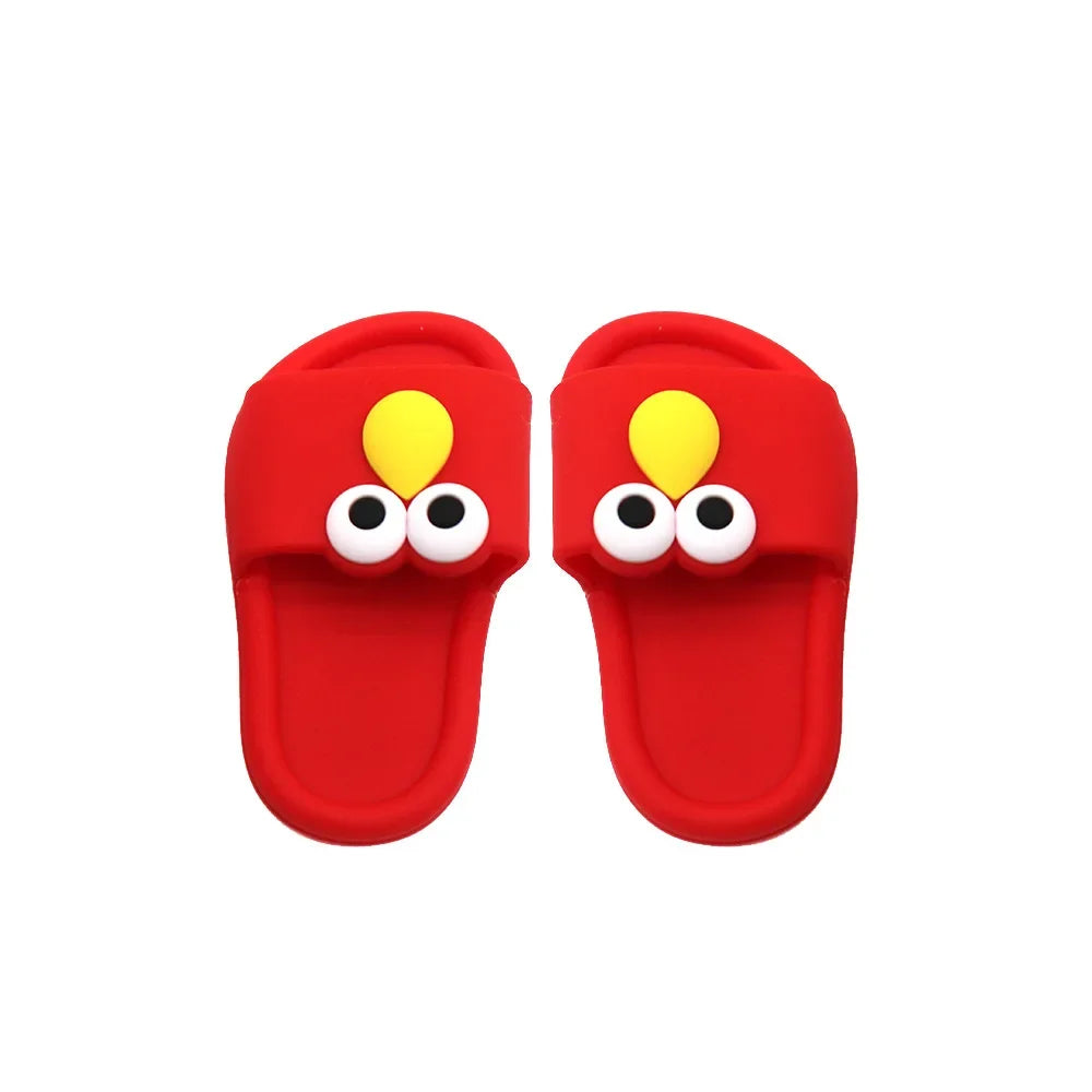 Niedliche Hai-Hausschuhe für Kinder mit offener Zehenpartie