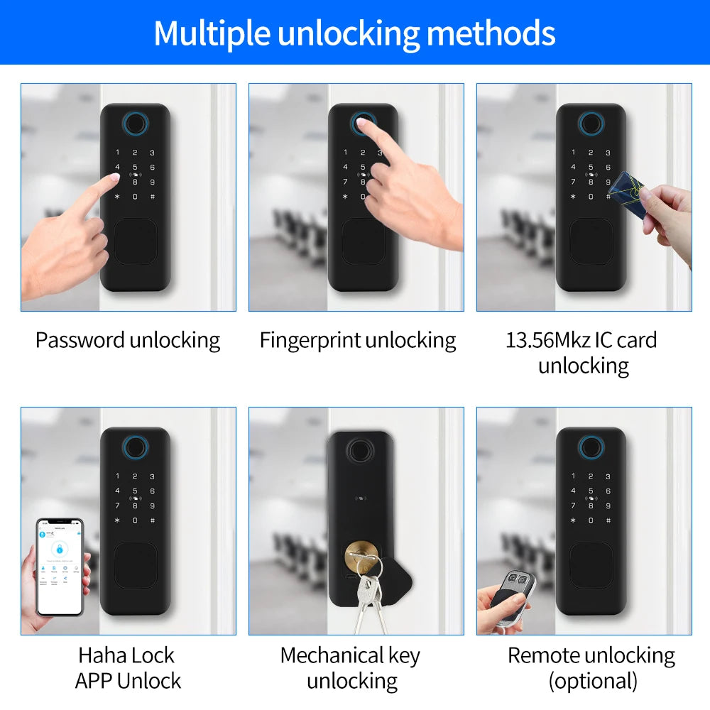 HahaLock Fingerprint Smart Door Lock