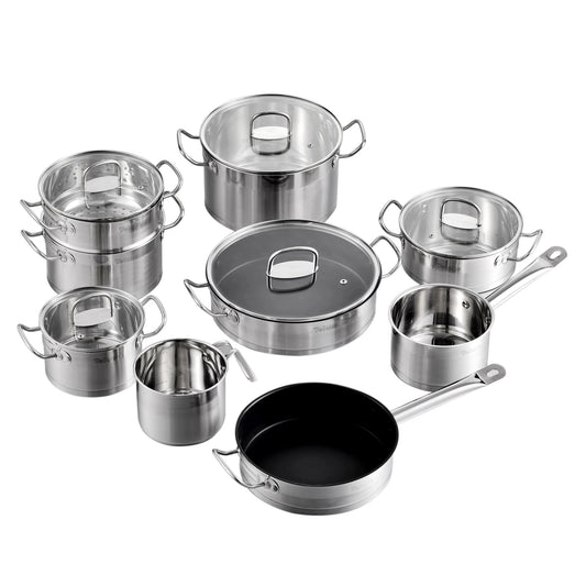 Velaze Stainless Steel Cookware Set - Induction Ready
