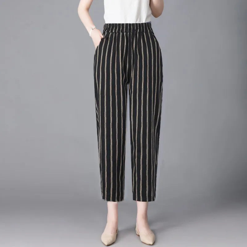 Summer Cotton Breathable Women's Harem Pants