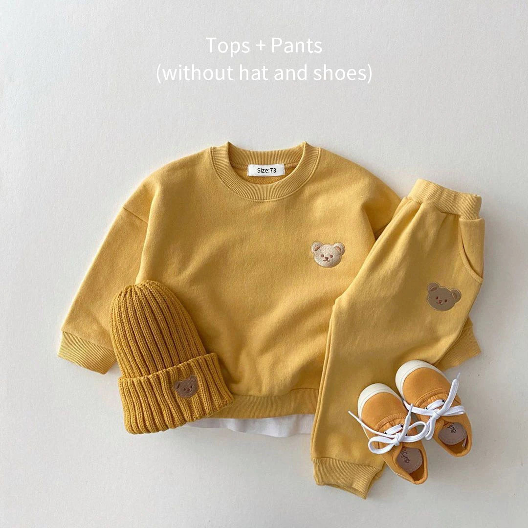 Unisex Baby Long sleeve Tracksuit Tops Pants