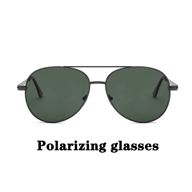 Unisex Photochromic Polarized Pilot Vintage Sunglasses