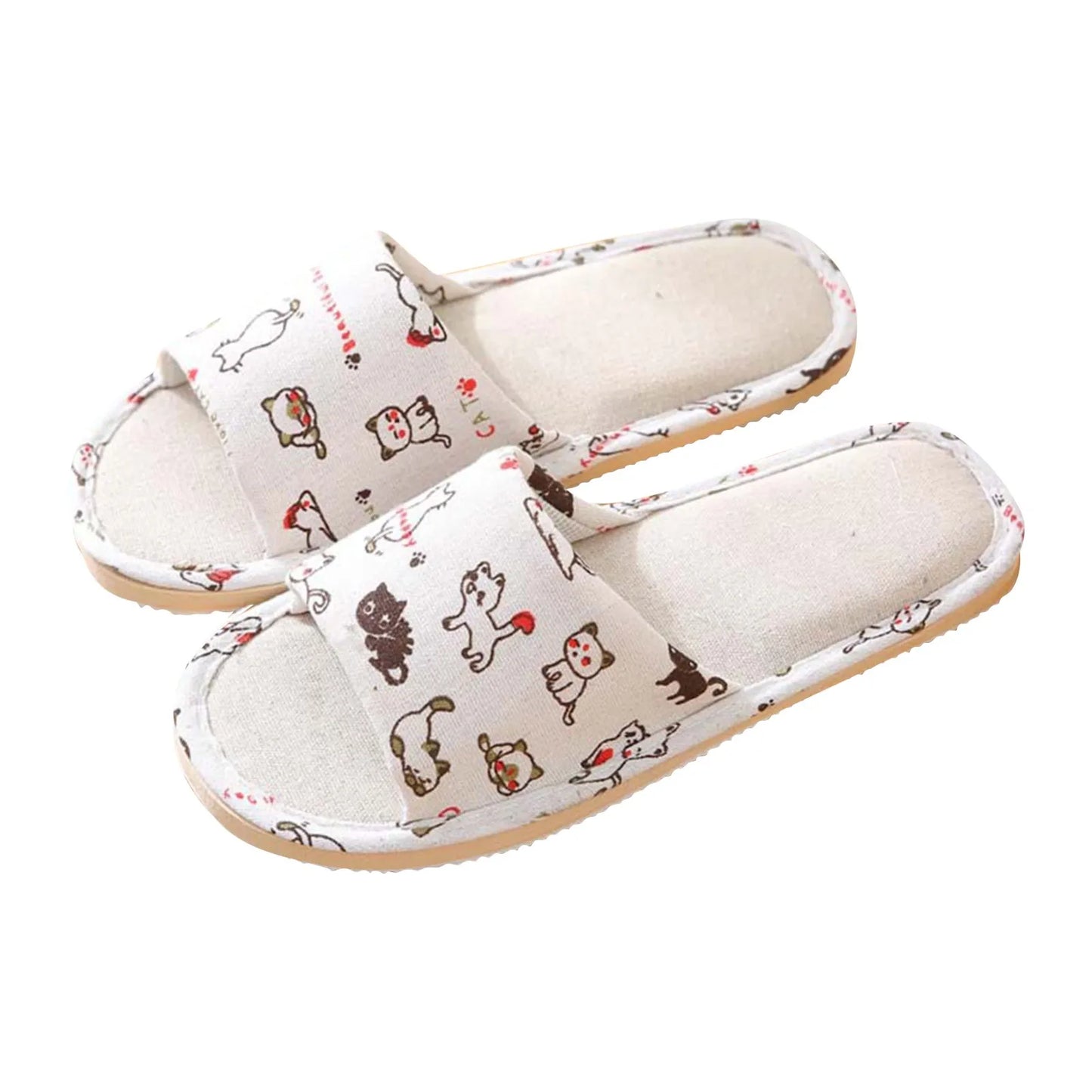 Unisex Soft-Soled Printed Slippers