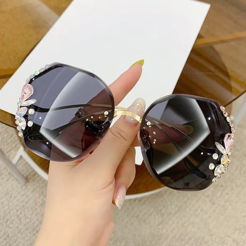 Women's Cut Edge Diamond Sunglasses