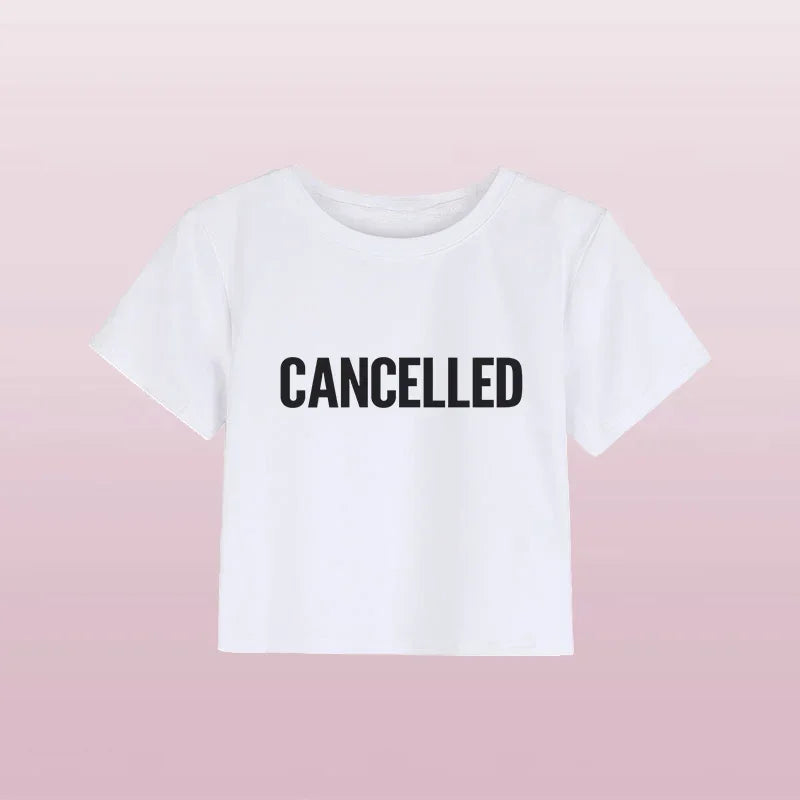 Women Y2K O-Neck Short Sleeve Goth T-Shirts