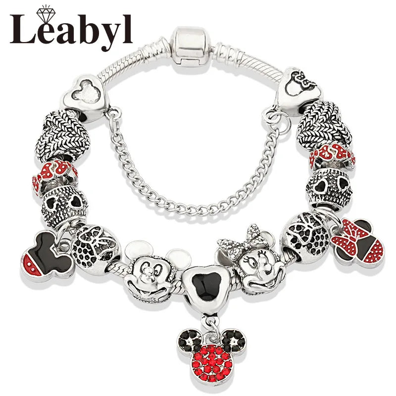 Women's Beaded Charm Bracelet