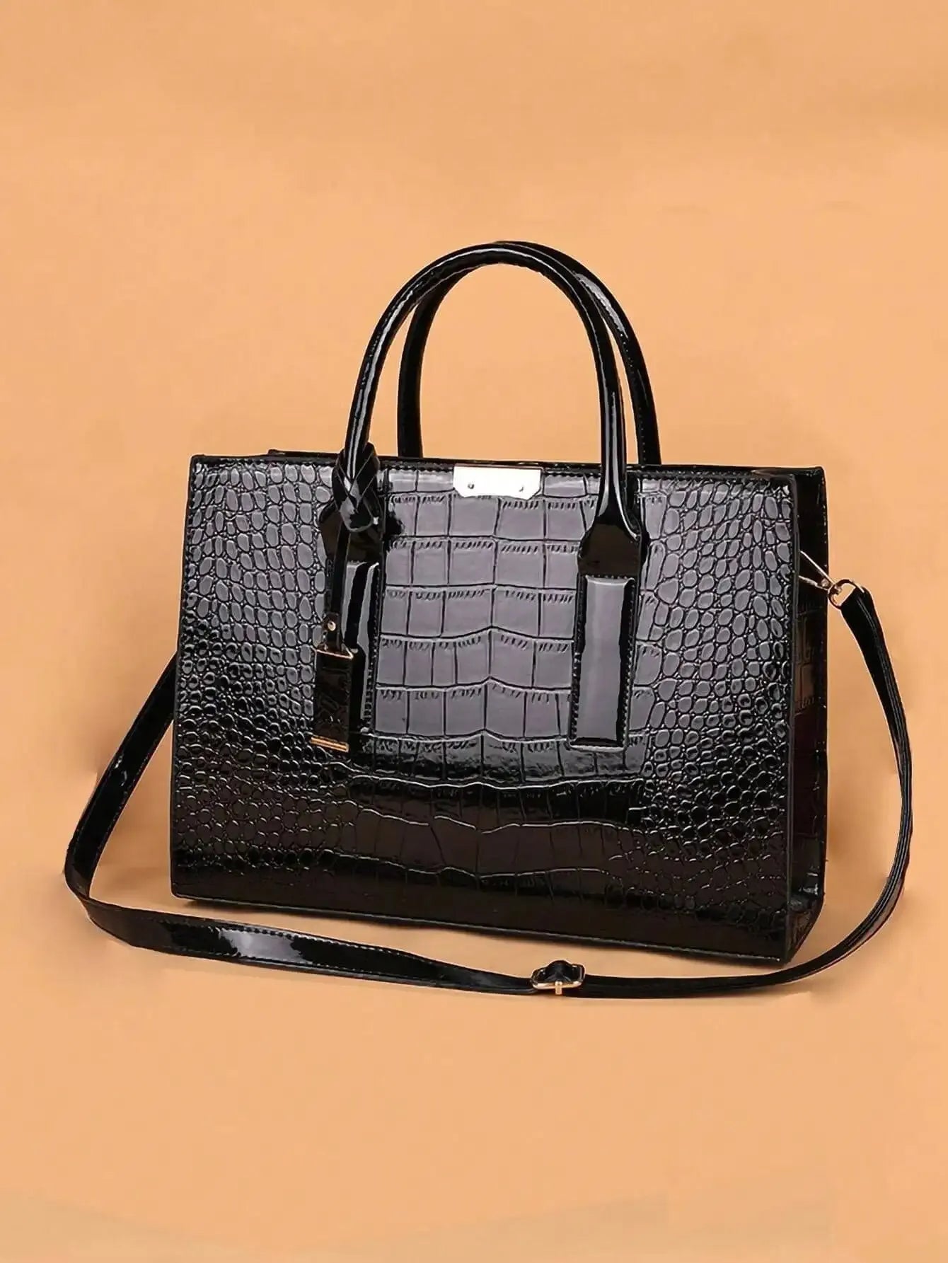 Women's Crocodile Shoulder Bag