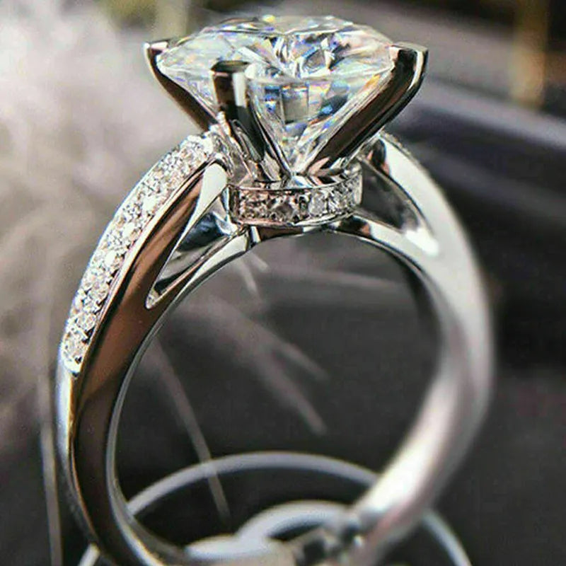 Women's Crystal Zircon Wedding Ring