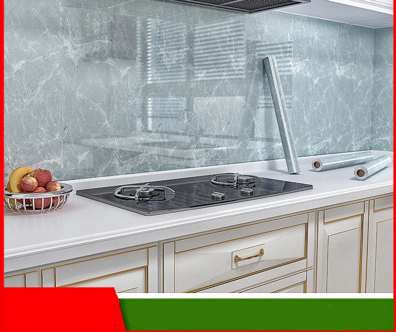 Thick Oil Proof Wall Stickers Foil Wallpaper