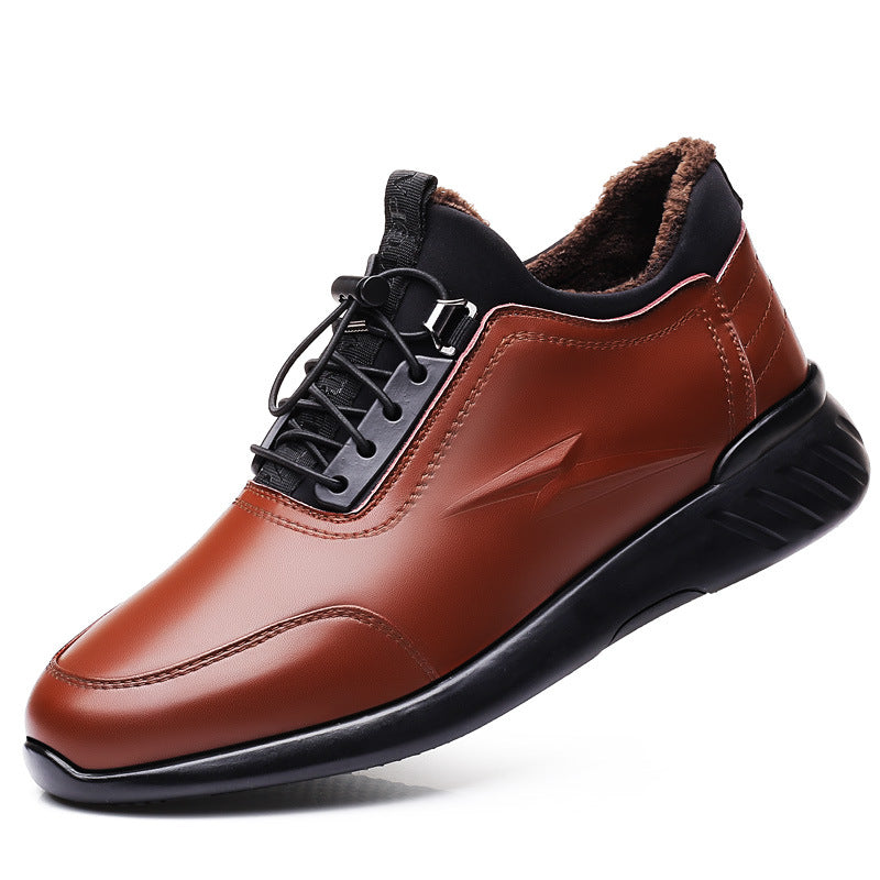 Chaussures décontractées en cuir véritable pour hommes