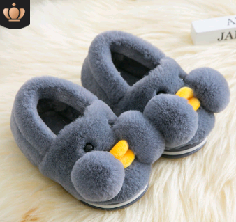 Chaussons bébé - petits chaussons en coton jaune canard