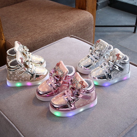 Chaussures enfant à paillettes étoiles