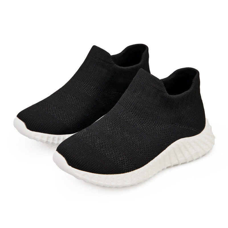Children's Shoes - Breathable Soft Bottom White Shoes