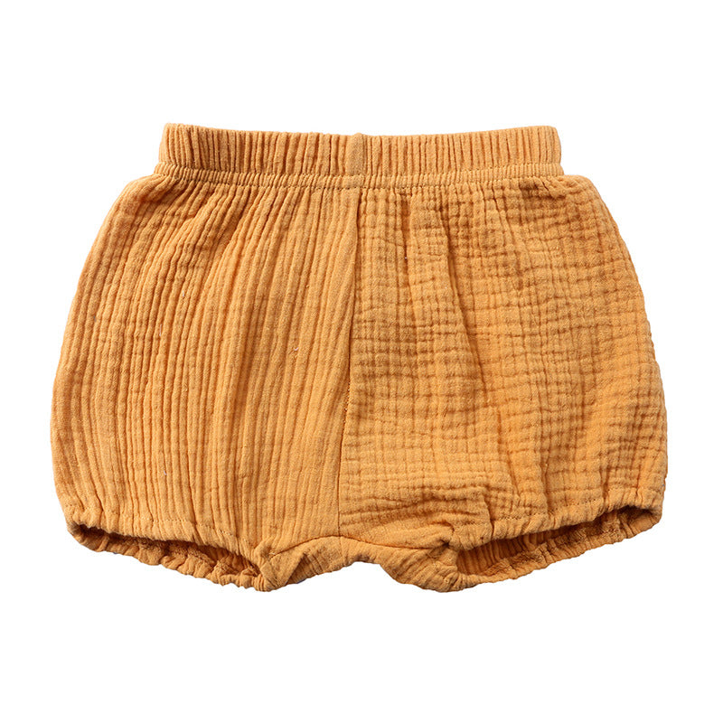 Vêtements pour enfants-bébé couleur bonbon pain gros short PP pantalons pour nourrissons