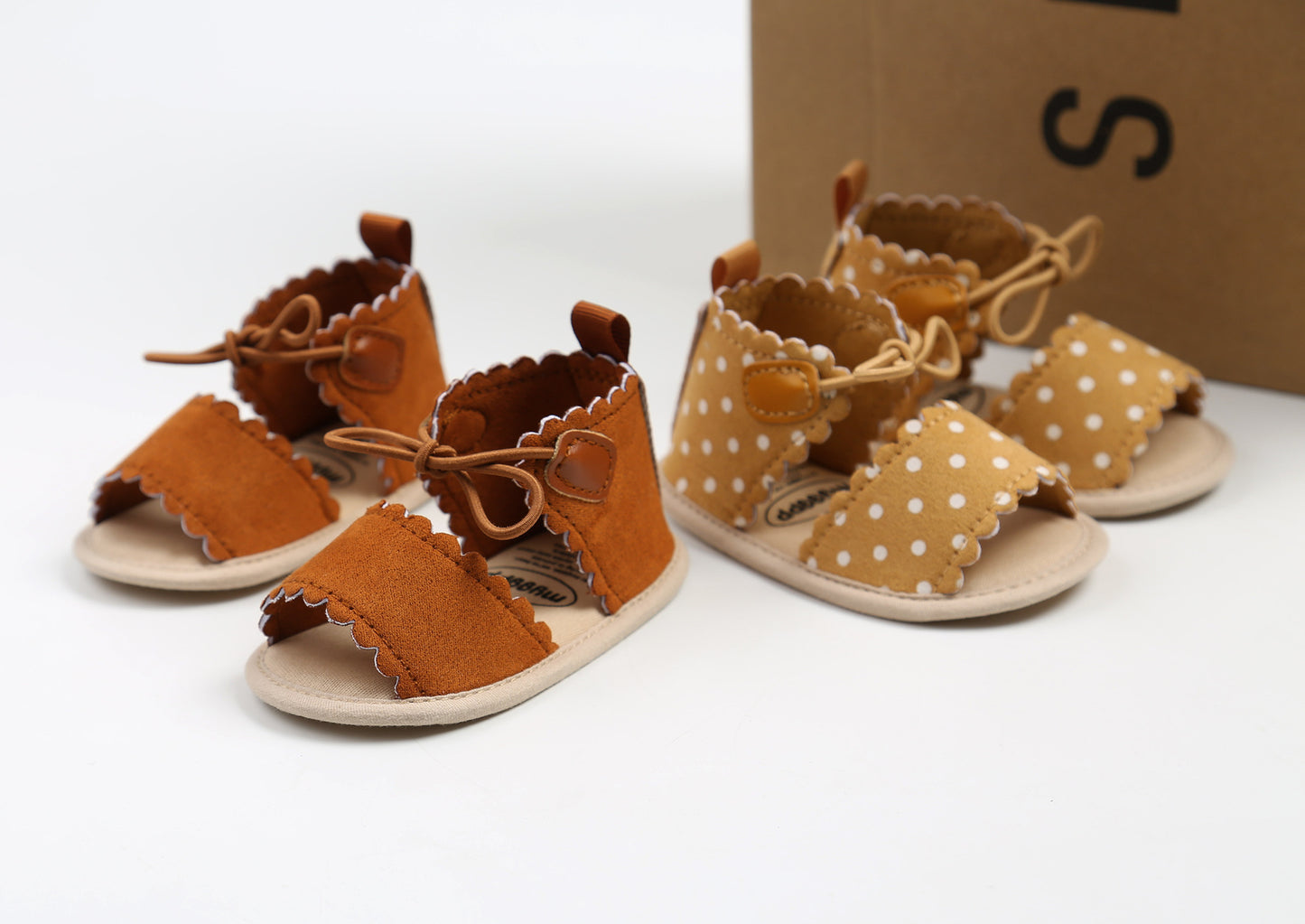 Babysandalen – Babyschuhe mit Schleife