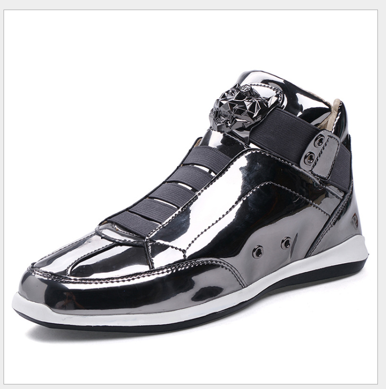 Men's Simple & Shiny Street Sneakers