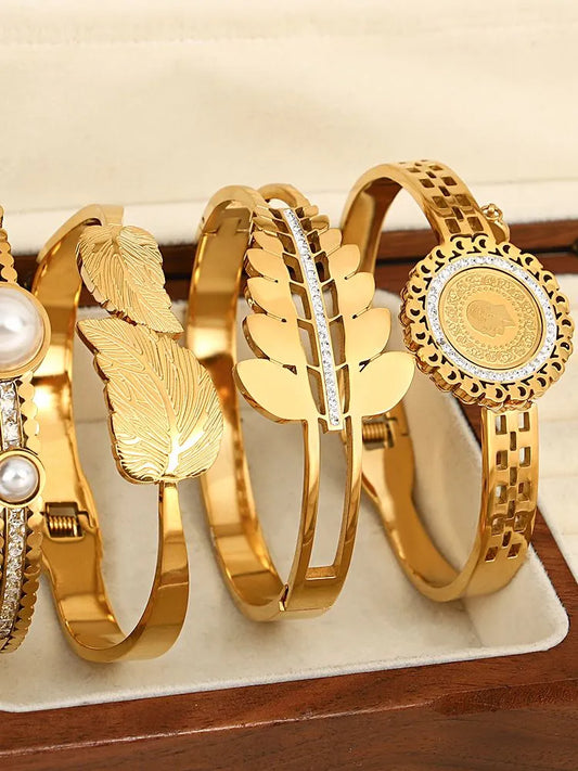18K Gold Stainless Steel Bracelets