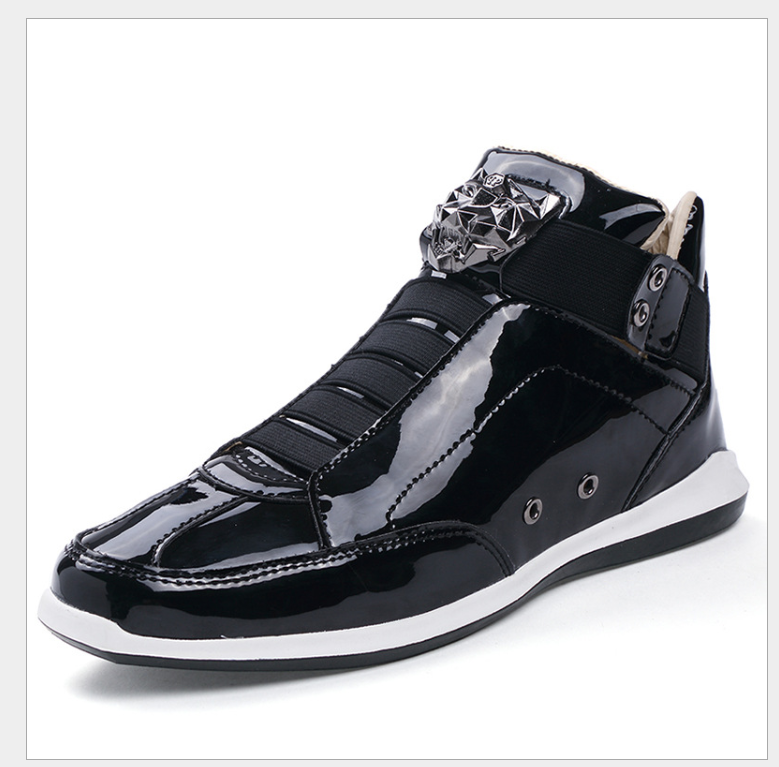 Men's Simple & Shiny Street Sneakers