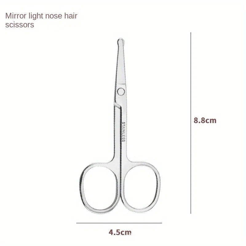 1 Piece Stainless Steel Nose Hair Scissors