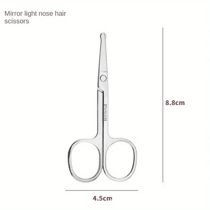 1 Piece Stainless Steel Nose Hair Scissors