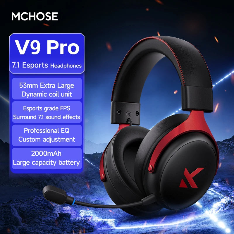 2.4G V9 Pro Wireless Gaming Headset With Mic