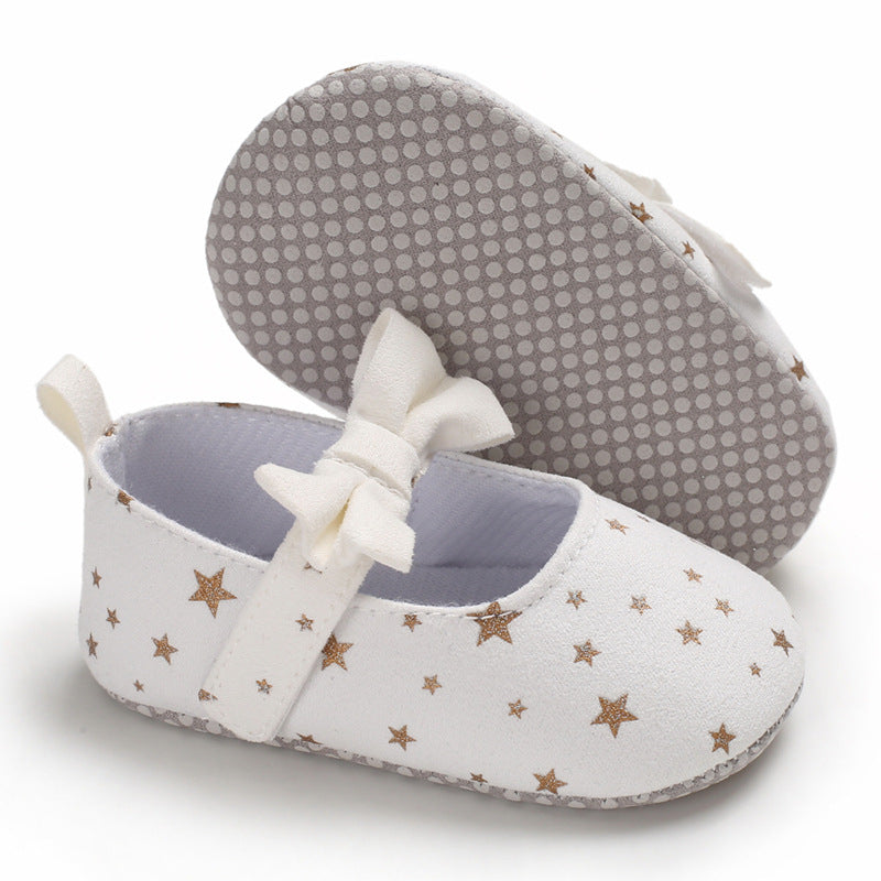 Anti-Skid, Flower Velcro Toddler Shoes