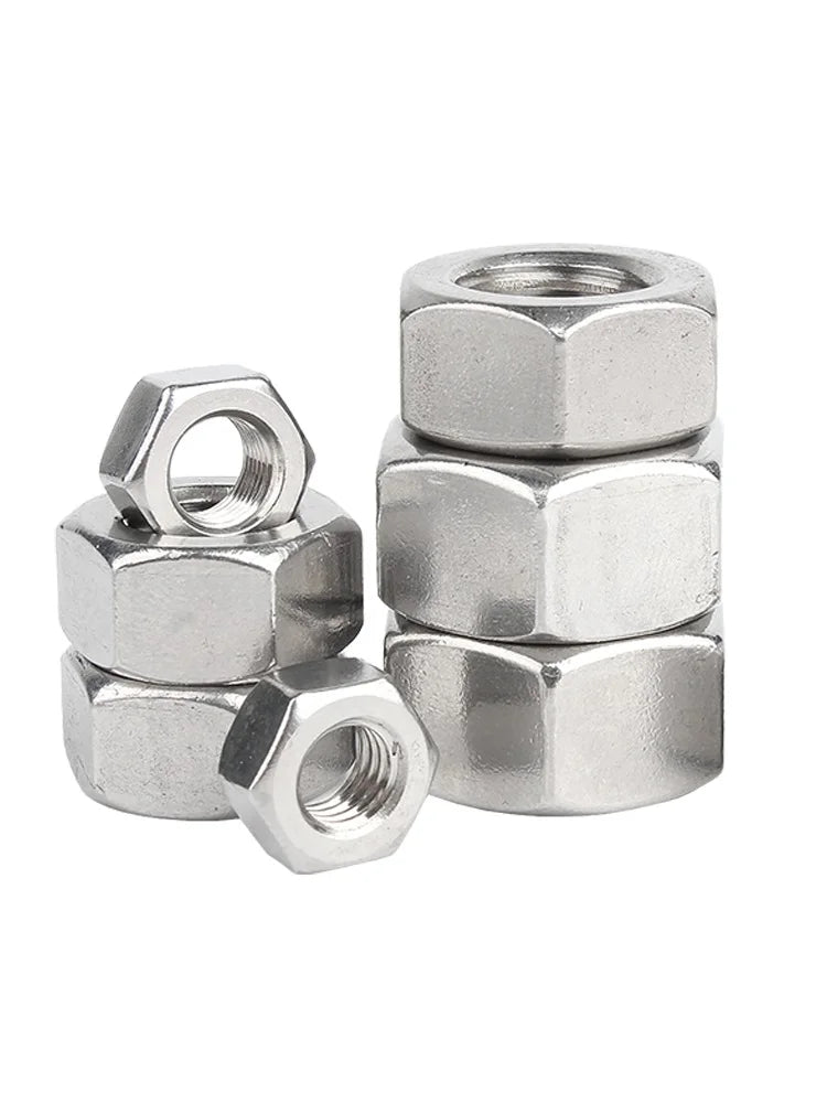 304 Stainless Steel High-Strength Hex Nuts