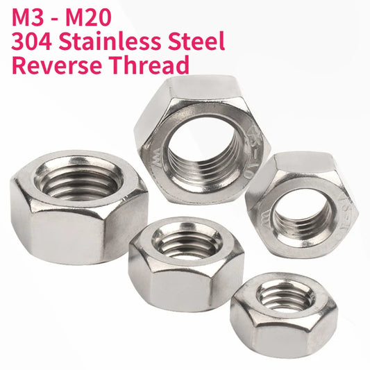 304 Stainless Steel High-Strength Hex Nuts