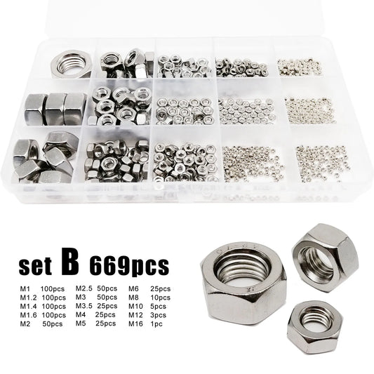 304 Stainless Steel Metalworking Hexagonal Nut