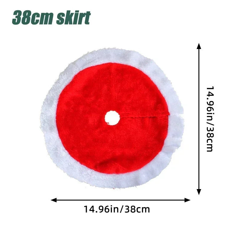 38/40cm Foot Carpet Skirts - Christmas Tree Rug