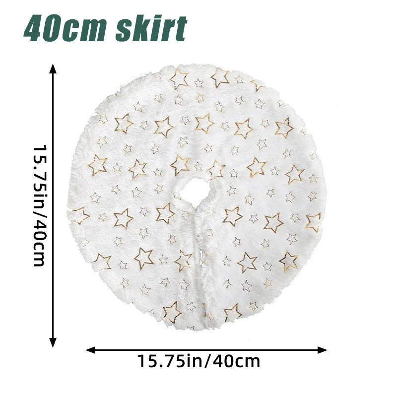 38/40cm Foot Carpet Skirts - Christmas Tree Rug